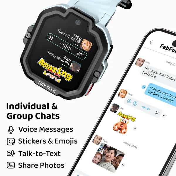 TickTalk 5 Kids GPS Smartwatch with Calling & SOS ⚡ $25 OFF TickTal